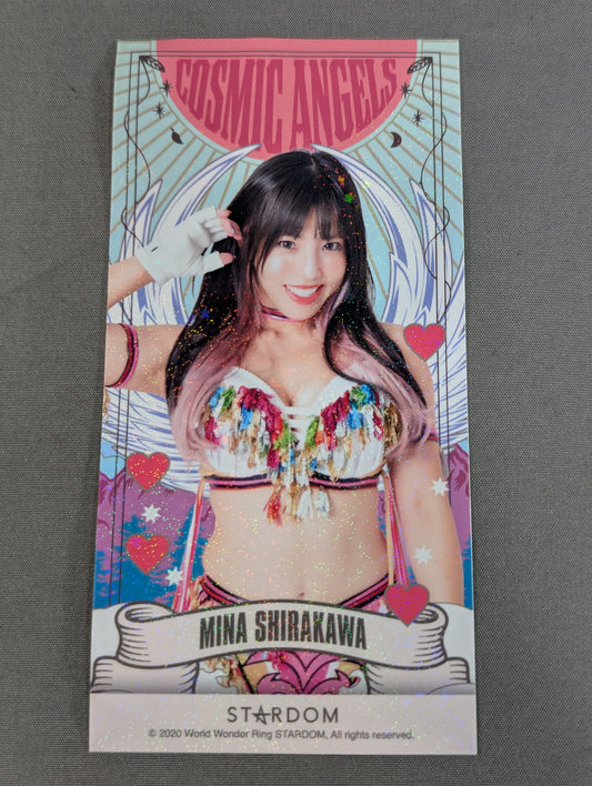 Mina Shirakawa  Trading Ticket Style Sticker