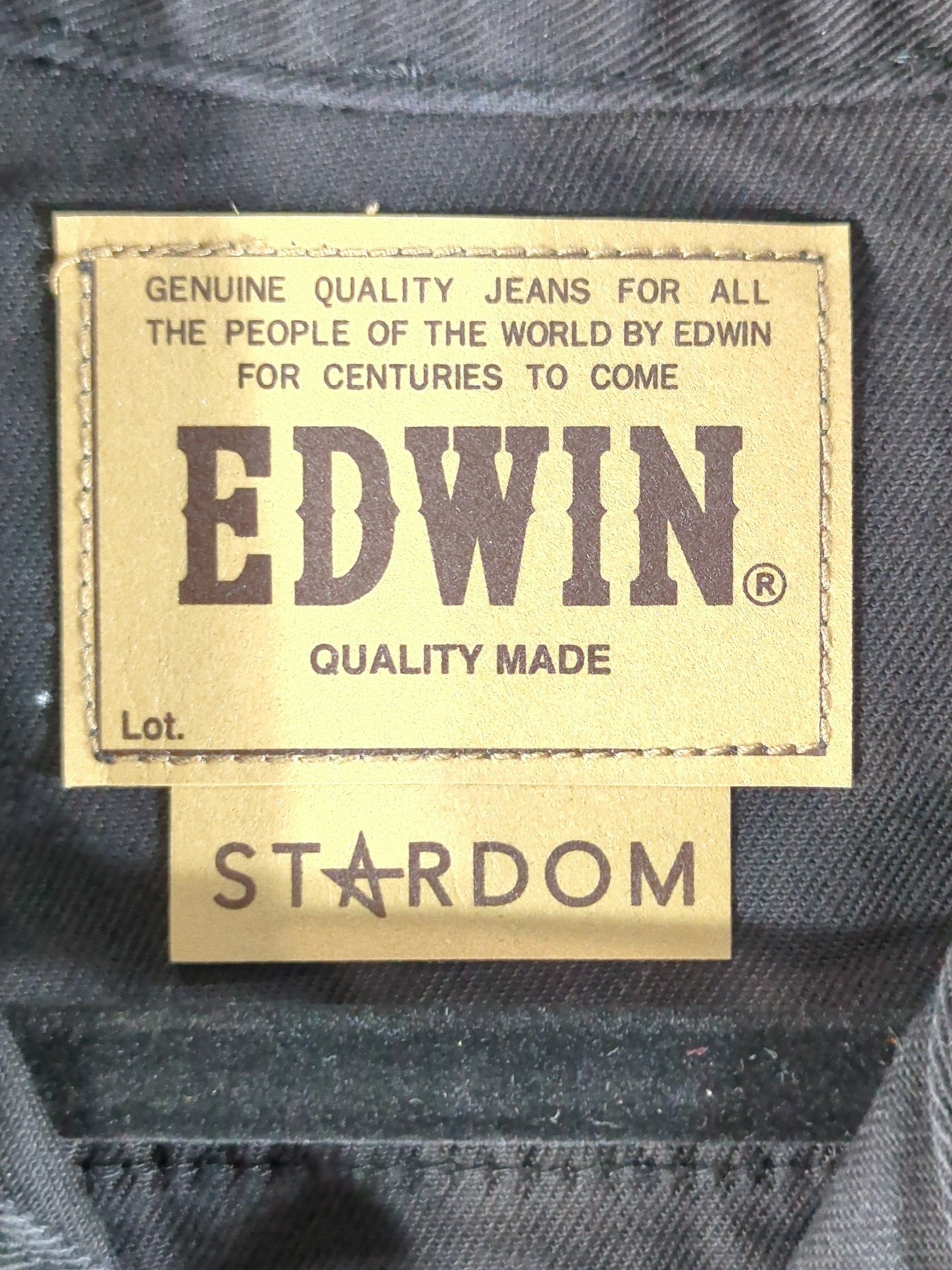 STARDOM×EDWIN G Jean (Black)