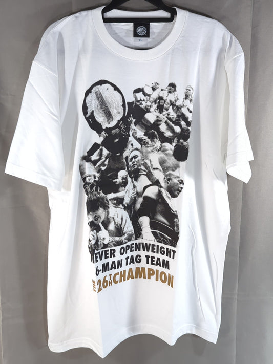 オカダ・カズチカ＆棚橋弘至＆石井智宏 「NEVER無差別級6人タッグ王者」Tシャツ