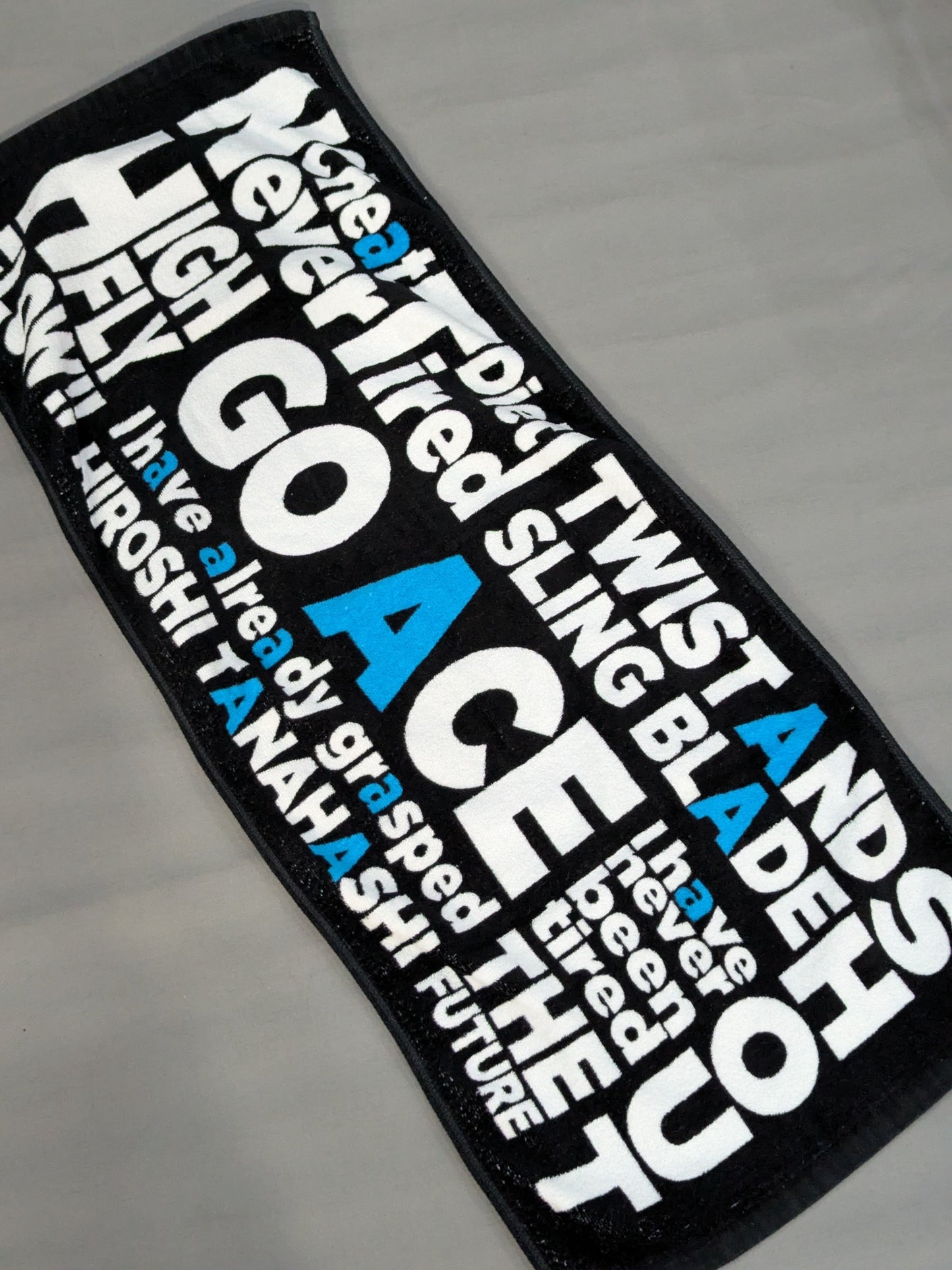 Hiroshi Tanahashi  "ENERGY WORDS" Face Towel