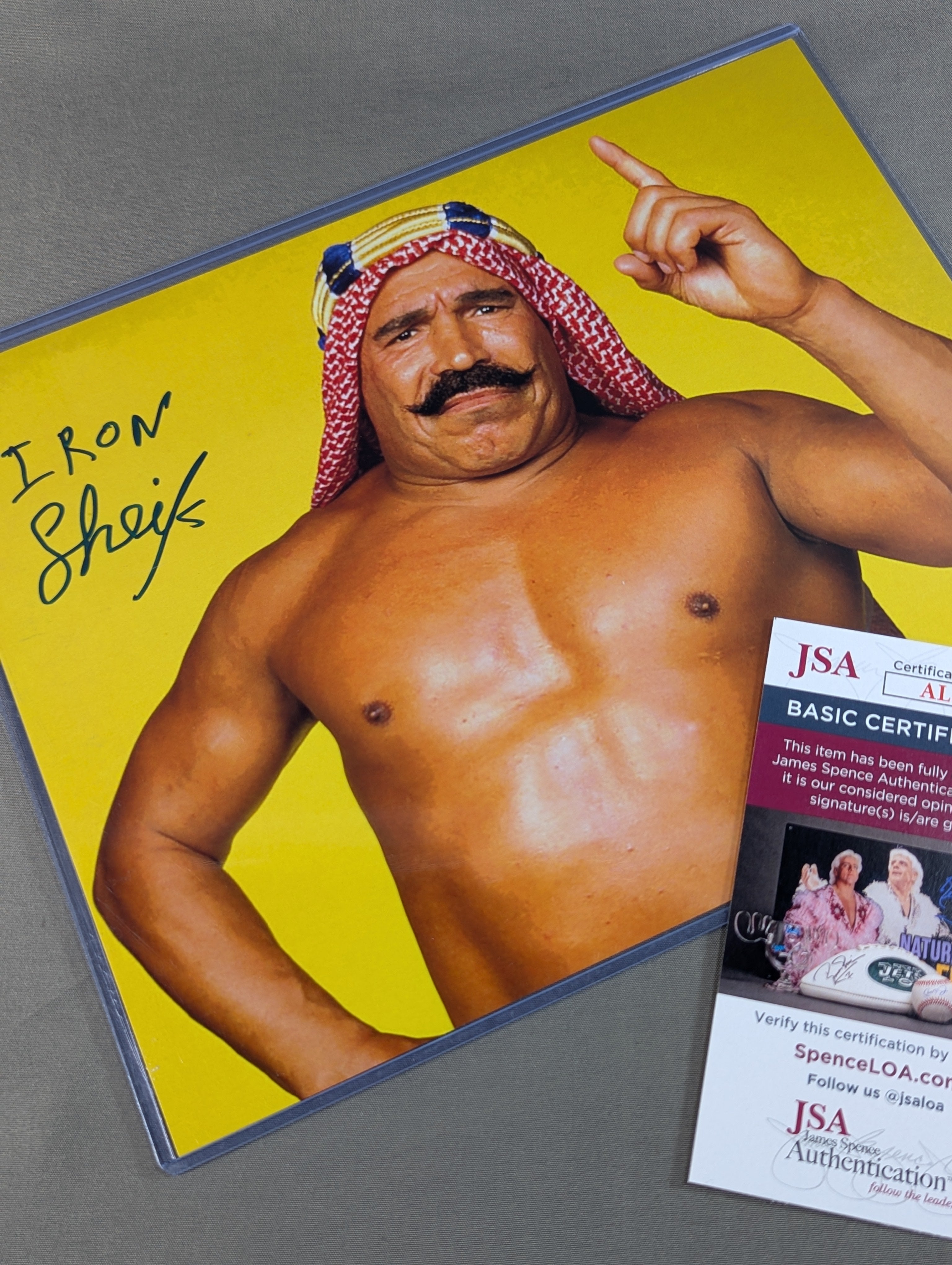 ☆JSA☆アイアン・シーク 直筆サイン入りポートレート – 闘道館