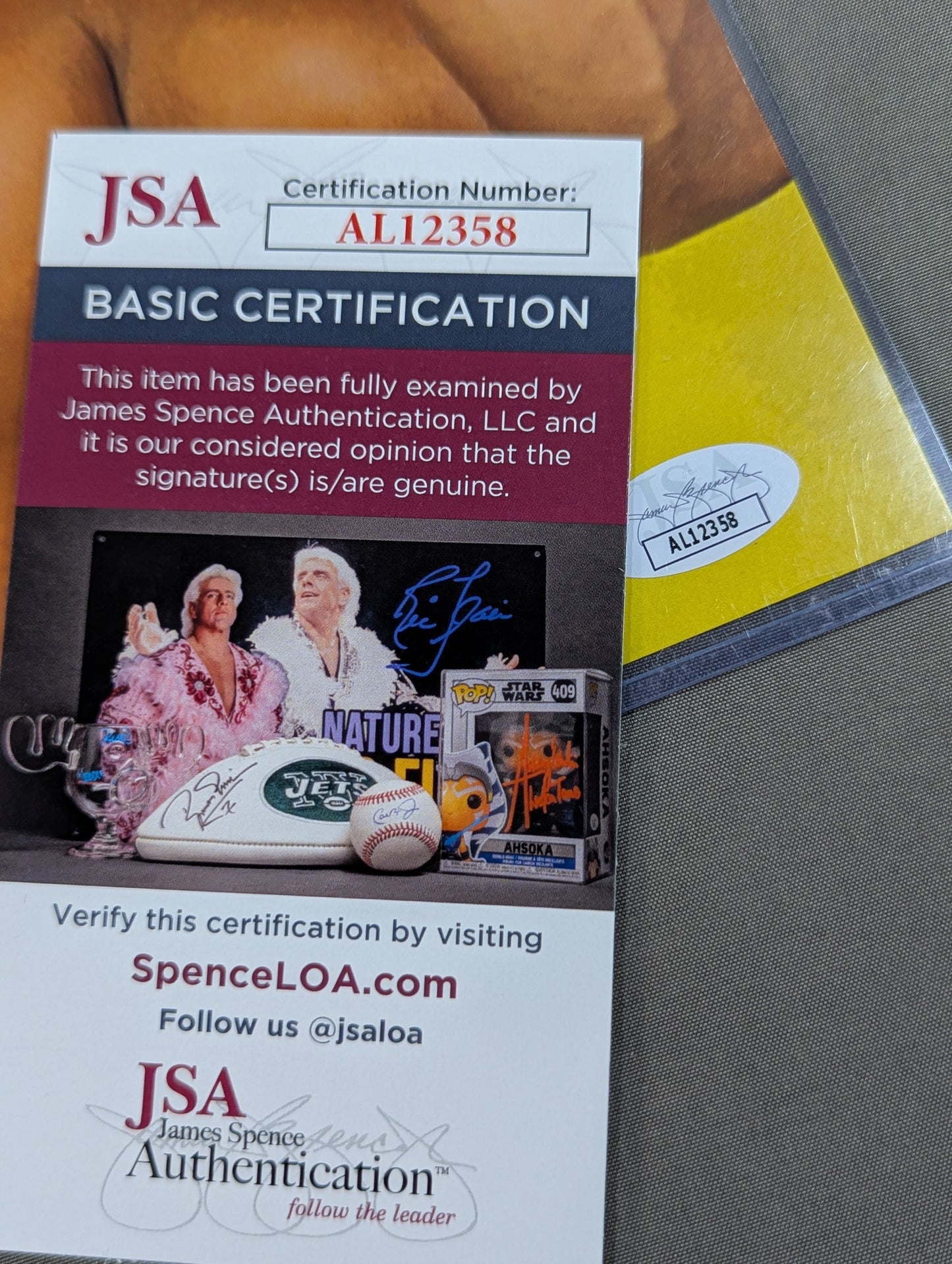 ★JSA★アイアン・シーク 直筆サイン入りポートレート