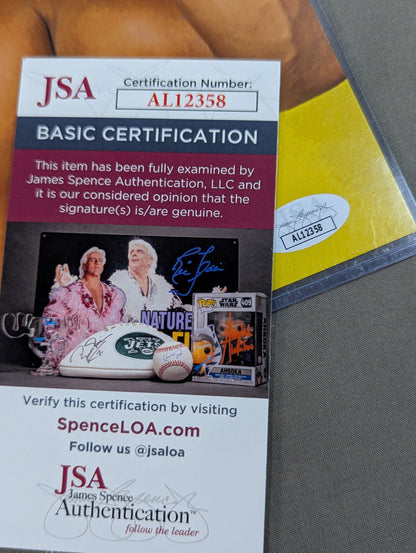 ★JSA★アイアン・シーク 直筆サイン入りポートレート