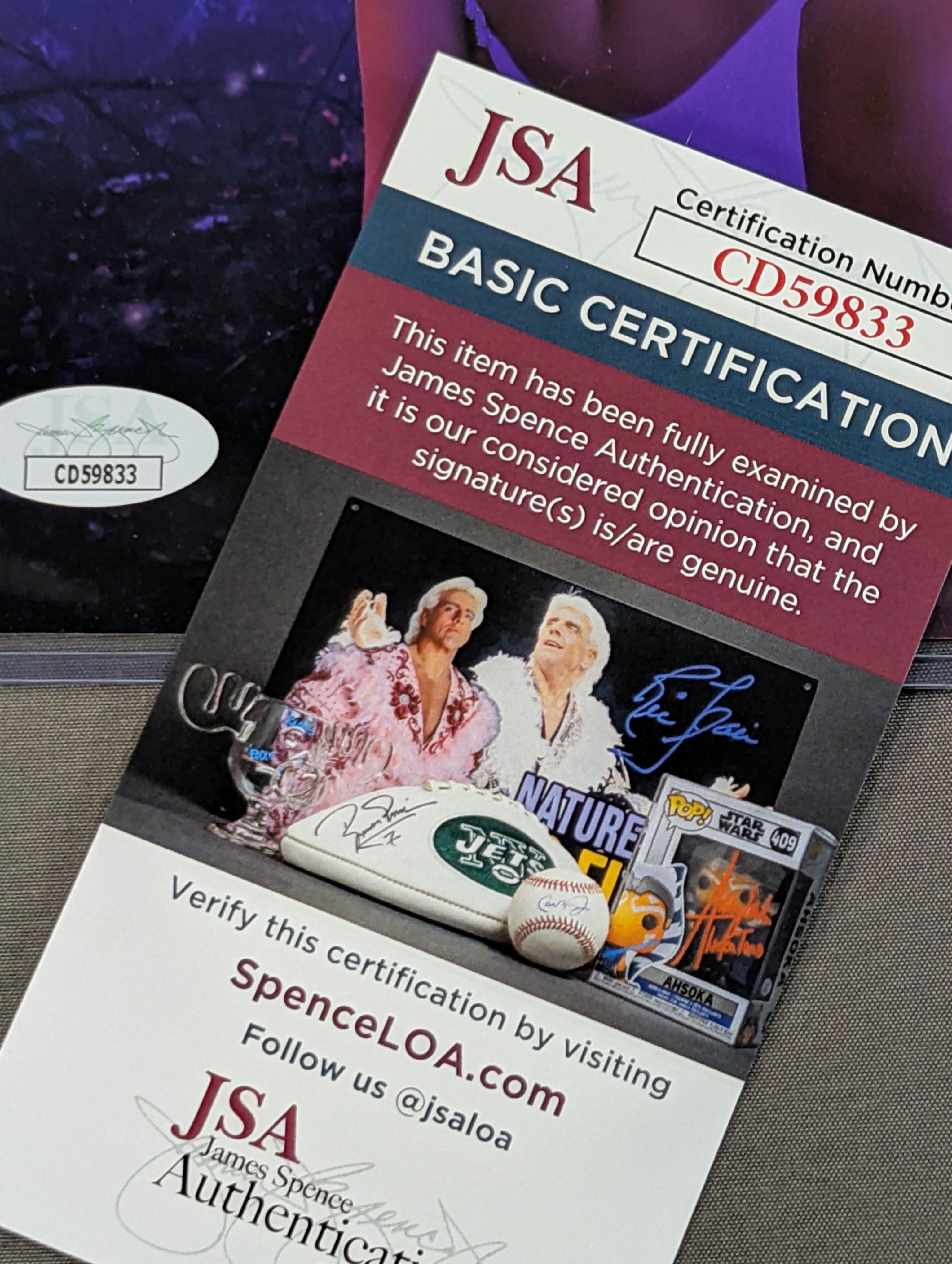 ☆JSA☆ マライア・メイ 直筆サイン入り ポートレート – 闘道館