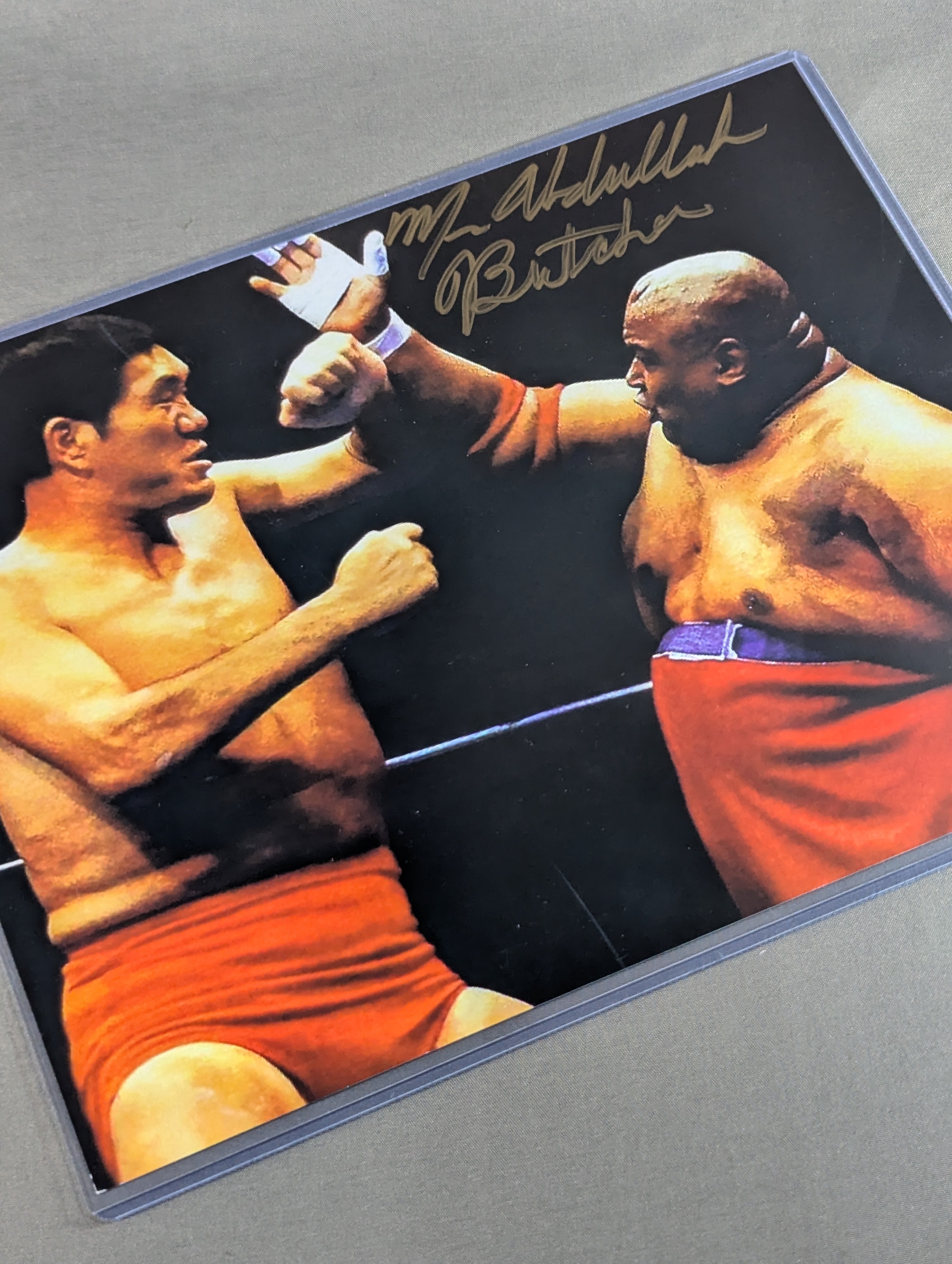 ☆High Spots☆ アブドーラ・ザ・ブッチャー 直筆サイン入り ポート