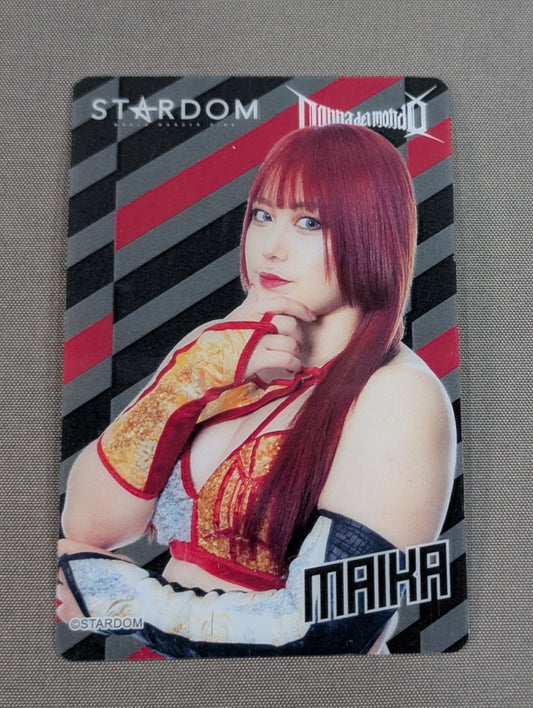 Maika  STARDOM× Web Pong Clear Card