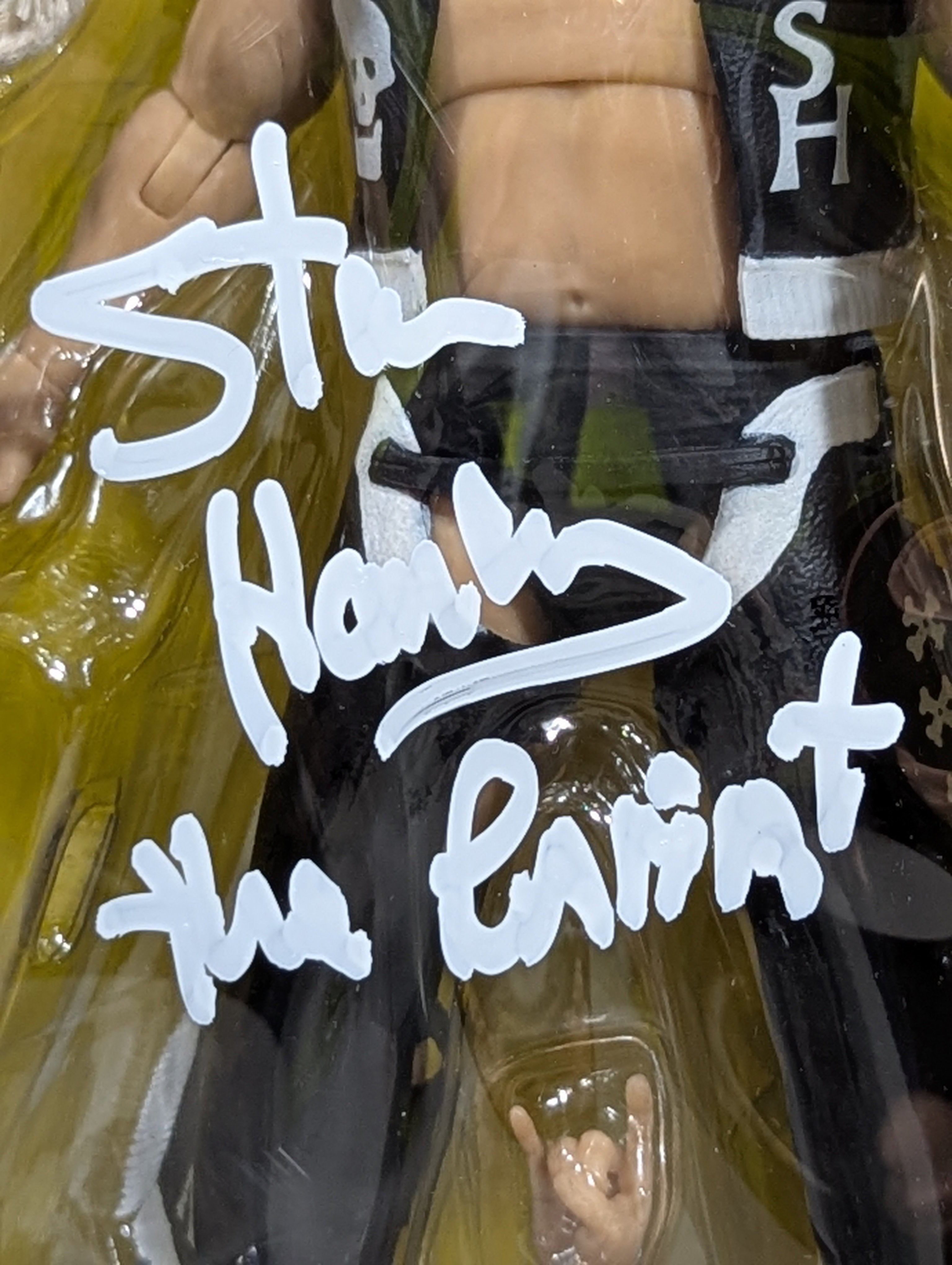 ☆Highspots証明 直筆サイン入り☆ スタン・ハンセン ☆PWF世界タッグ