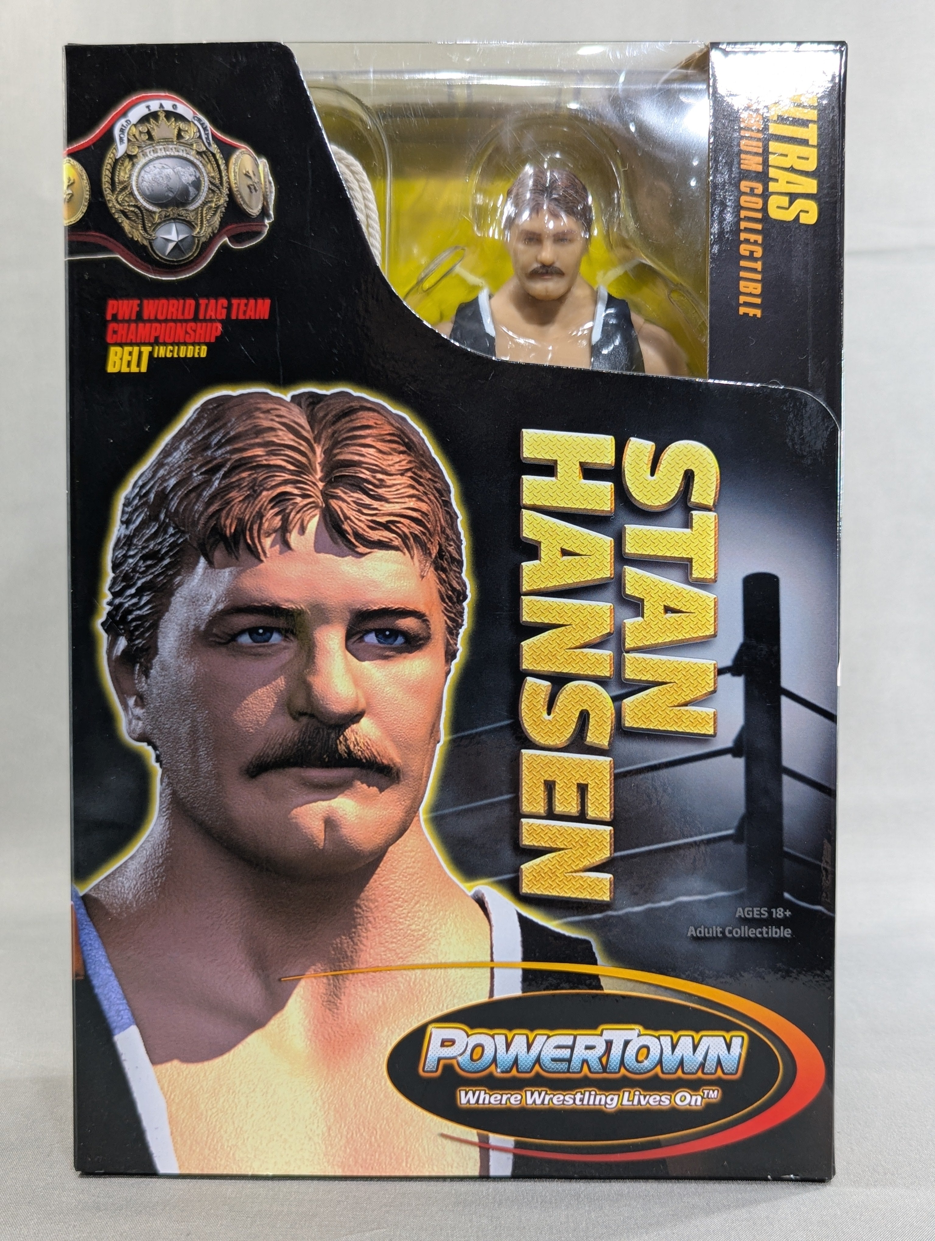 ☆Highspots証明 直筆サイン入り☆ スタン・ハンセン ☆PWF世界タッグ