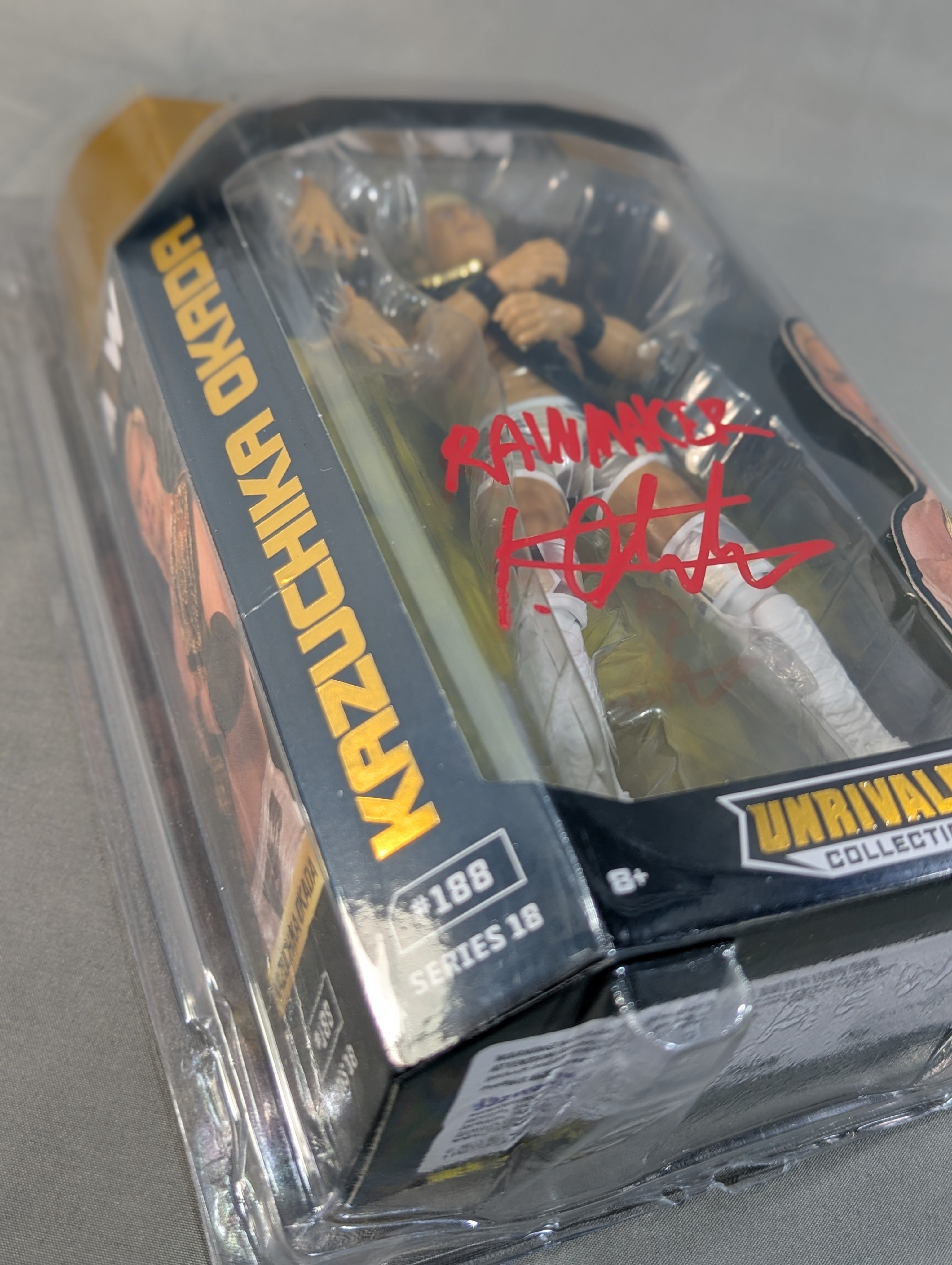 ☆JSA証明 直筆サイン入り☆ オカダ・カズチカ(RAIN MAKER) – 闘道館