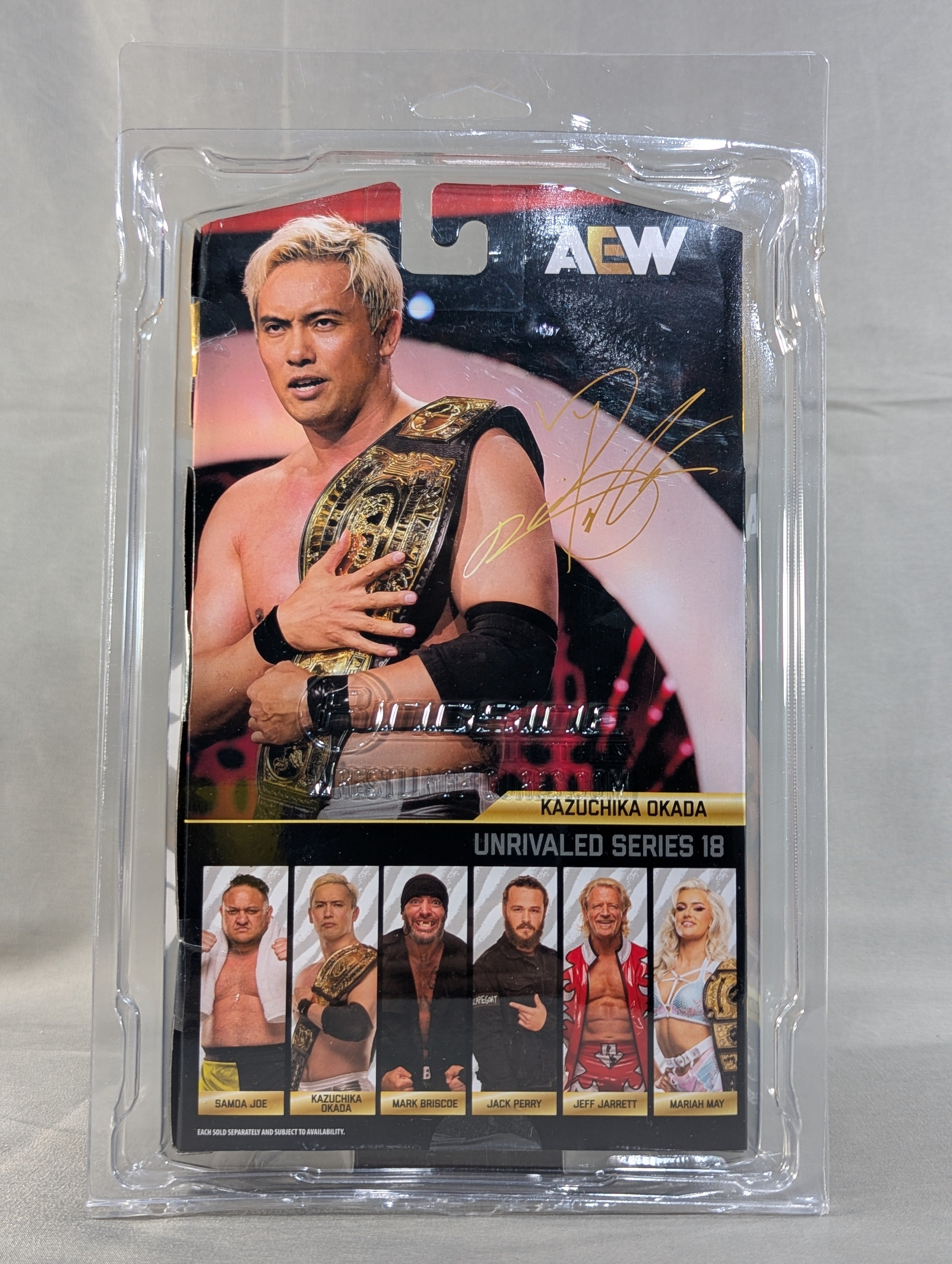 ☆JSA証明 直筆サイン入り☆ オカダ・カズチカ(RAIN MAKER) – 闘道館