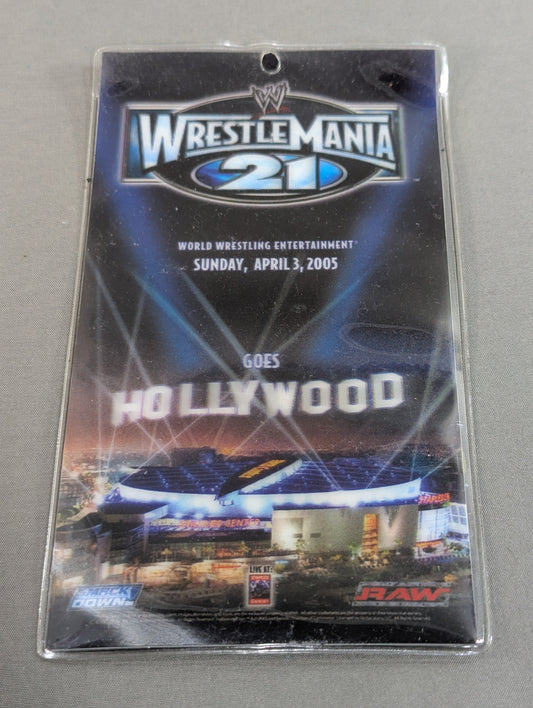 WrestleMania 21 Pass Card