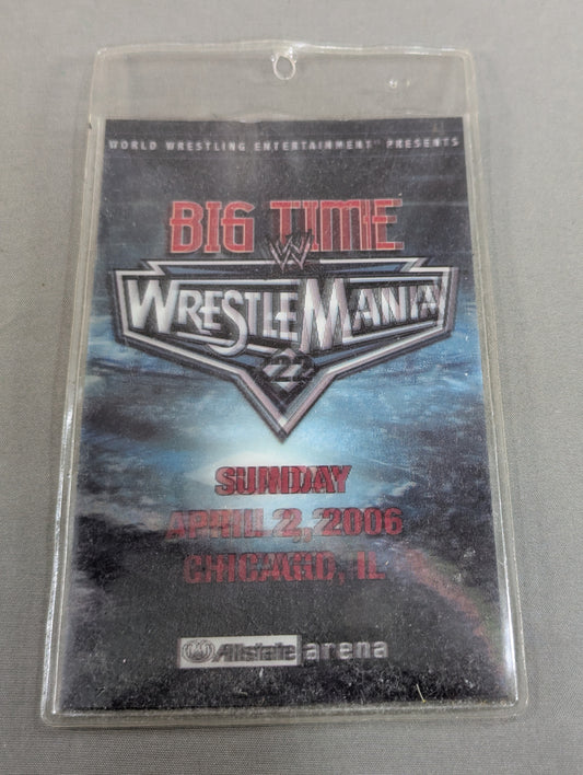 WrestleMania 22 Pass Card
