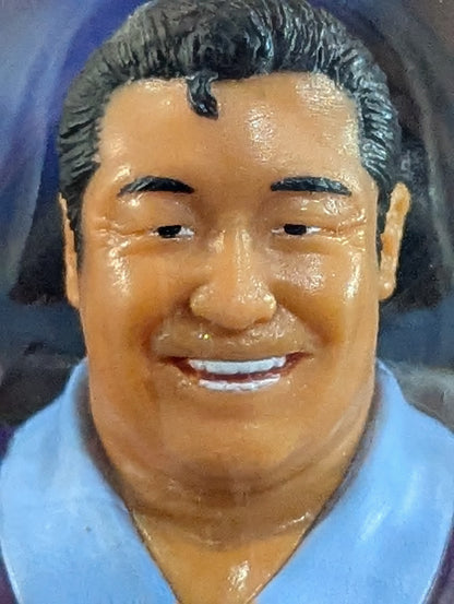 力道山 (青ガウン・腕腰当てポーズ)