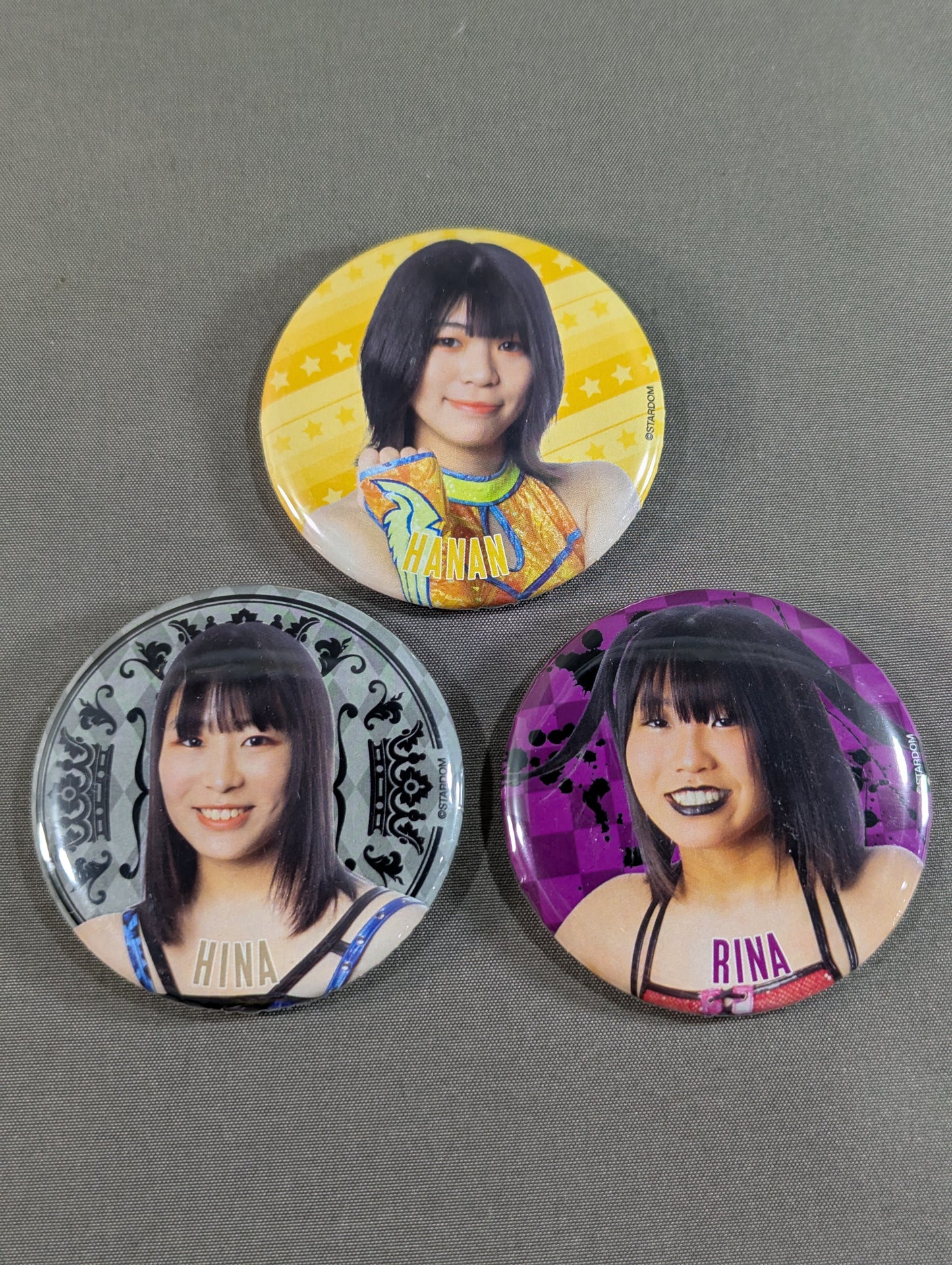 羽南＆吏南＆妃南 缶バッジセット