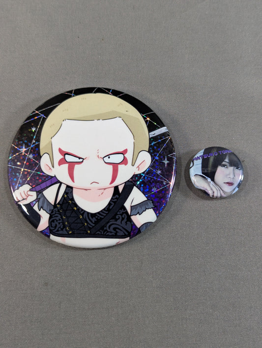 ★ Intelligent Monster★ Natsuko Tora  PinBack button Sets(3)