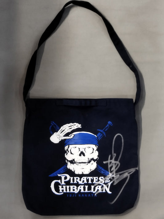 【直筆サイン入り】永田裕志「PIRATES OF THE CHIBALIAN」トートバッグ