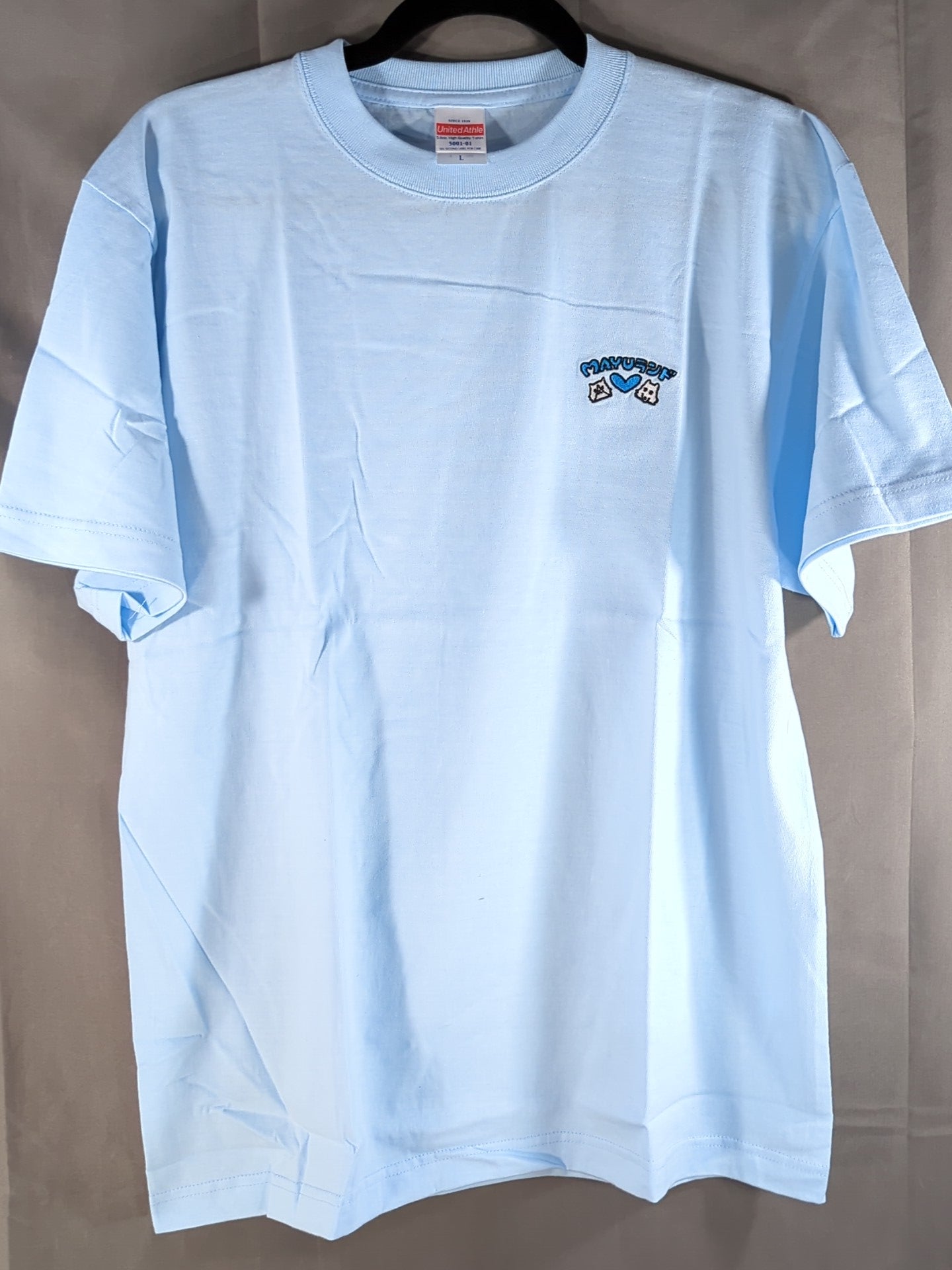 家出レスラー  Tシャツ(刺繍・ライトブルー)