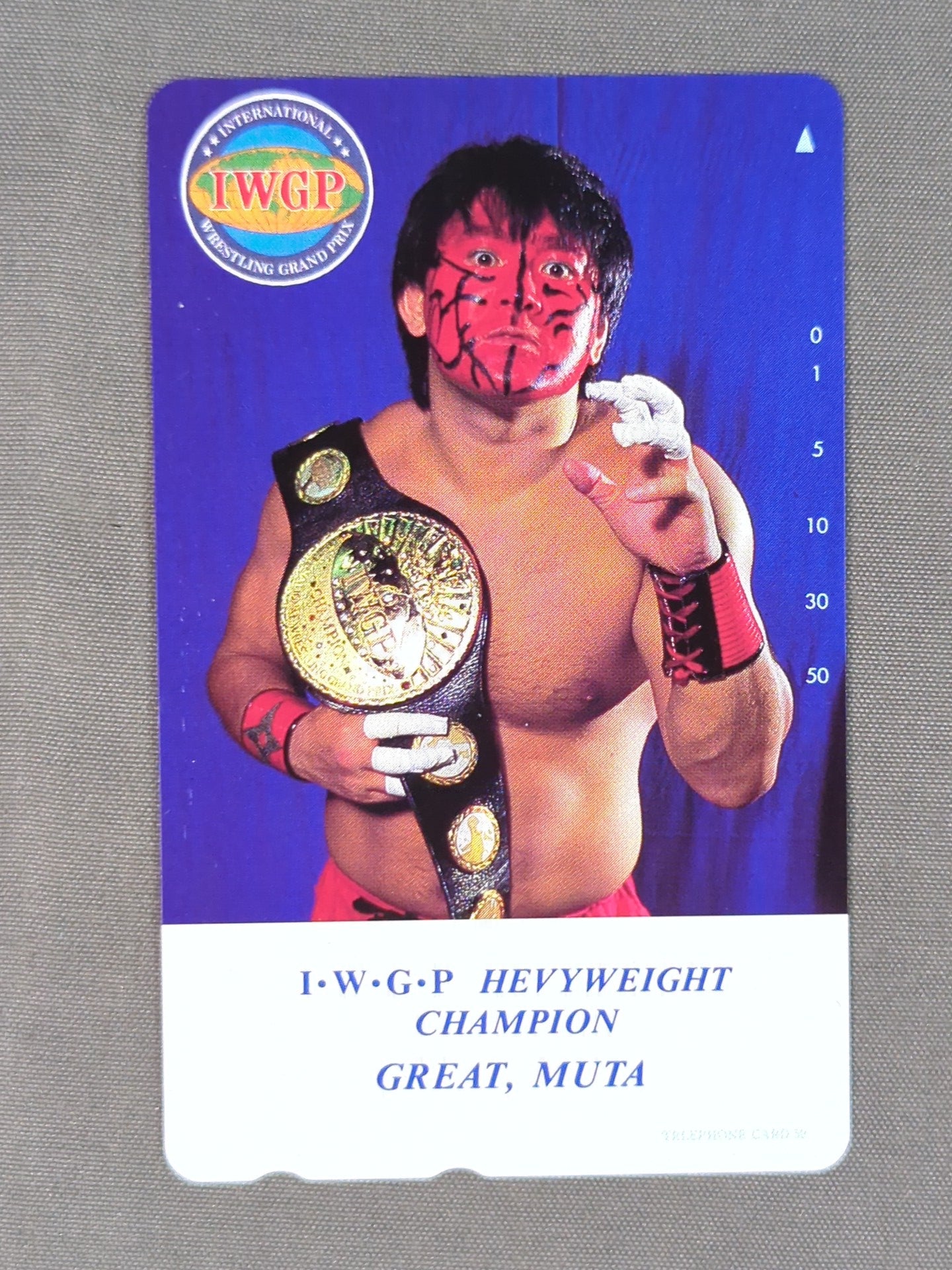 NWA×IWGP WORLD HEAVY WEIGHT CHAMPION Great  Muta & Masahiro Chono 