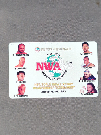 New Japan Pro Wrestling  20th Anniversary NWA WORLD HEAVY WEIGHT CHAMPIONSHIP TOURNAMENT