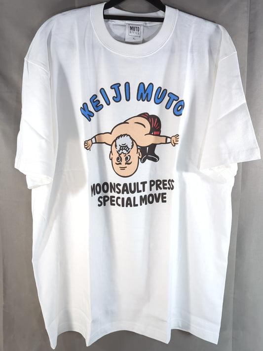 Muto Keiji  "MOONSAULT PRESS SPECIAL MOVE" Illustration T-Shirt