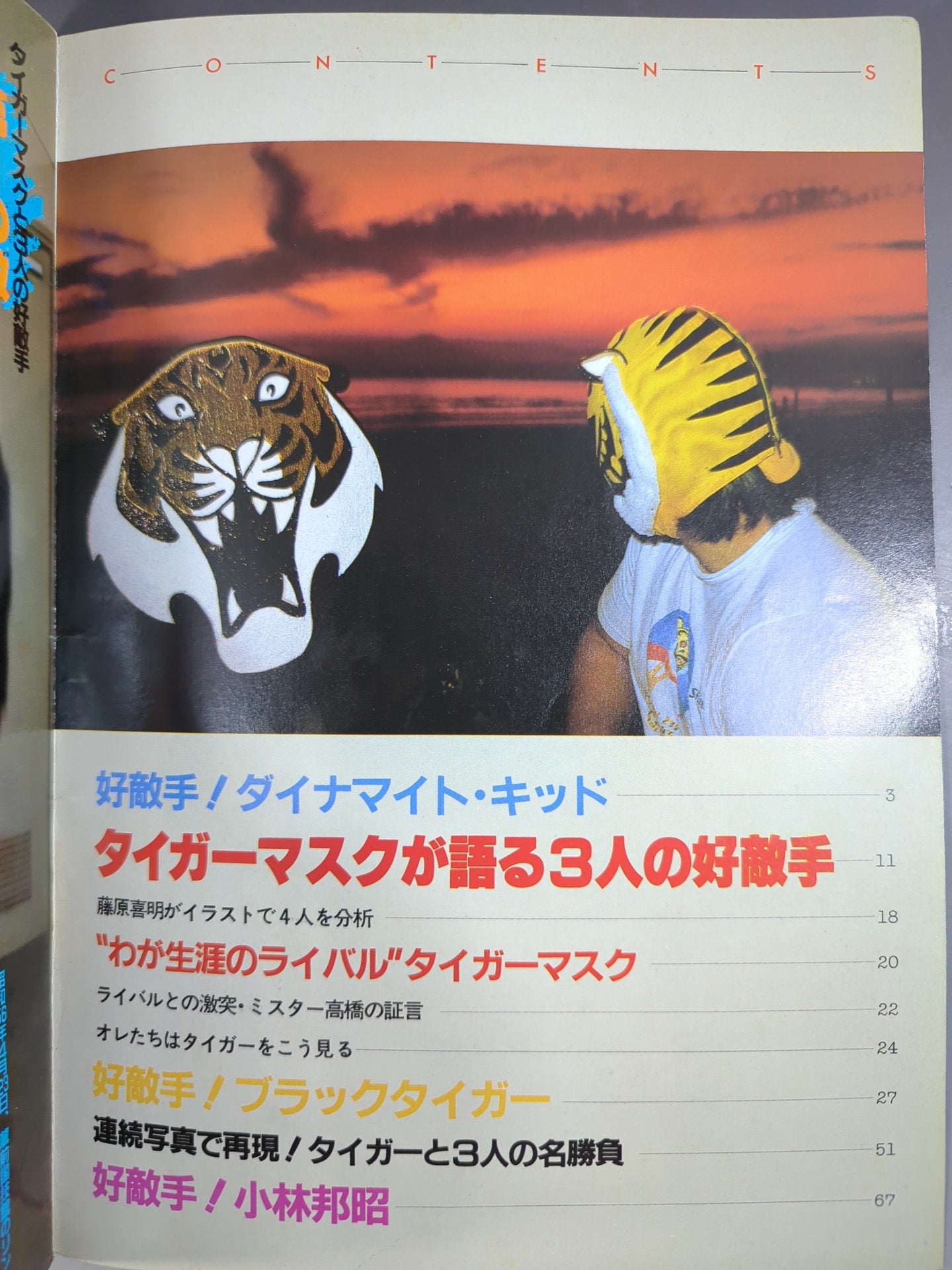 Pro Wrestling  Album 31 Tiger Mask and 3 Friendly Moves