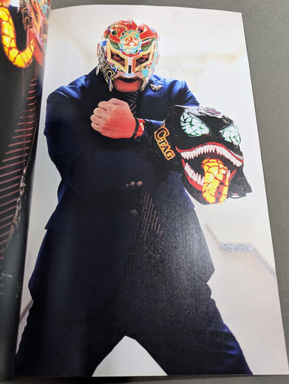 [Tetsuya Naito&BUSHI  hand signed autograph 】FOTOLIBRE de Mascara Numero.83