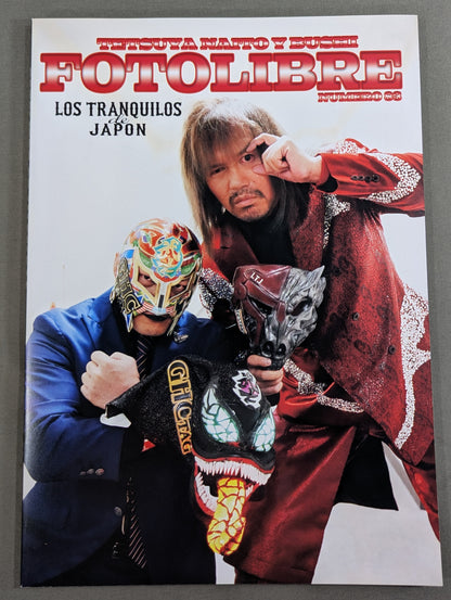 [Tetsuya Naito&BUSHI  hand signed autograph 】FOTOLIBRE de Mascara Numero.83