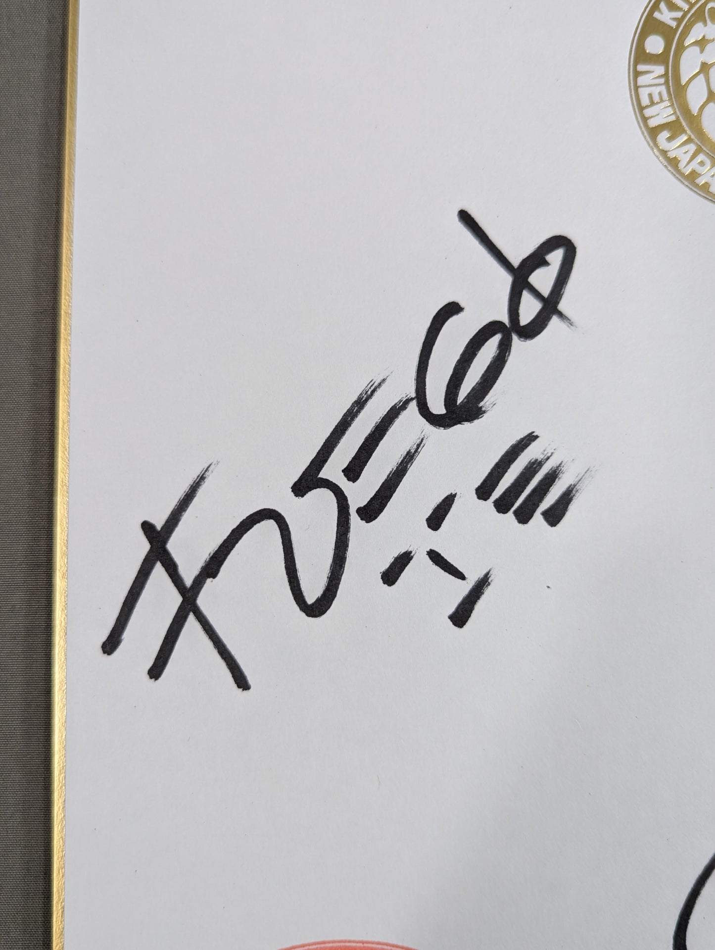 Fuego & Stuka  Jr. (Lion Mark Shikishi ( Autograph board ) )