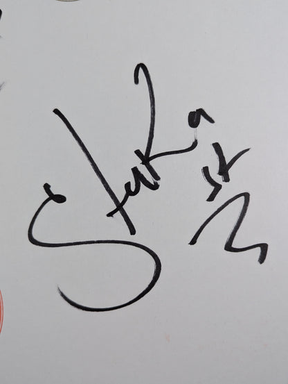 Fuego & Stuka  Jr. (Lion Mark Shikishi ( Autograph board ) )