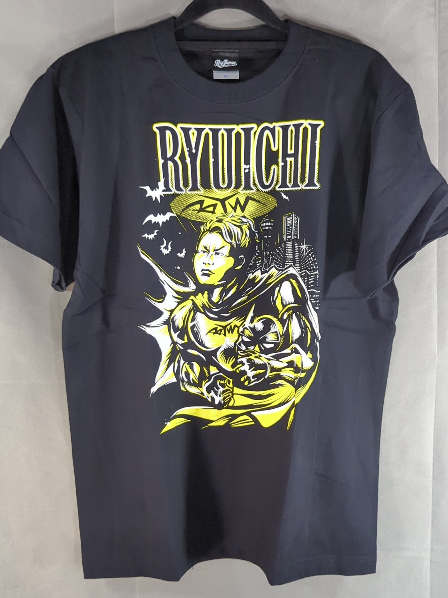 河上隆一「BADMAN リュウイチ」Tシャツ(ブラック)