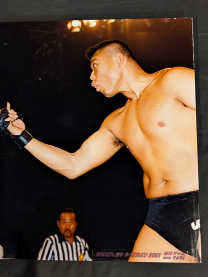Riki Choshu  vs Naoya Ogawa Wooden Photo Panel