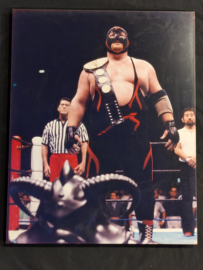 ★IWGP Heavy Champion ★ Big Van Vader Wooden Photo Panel
