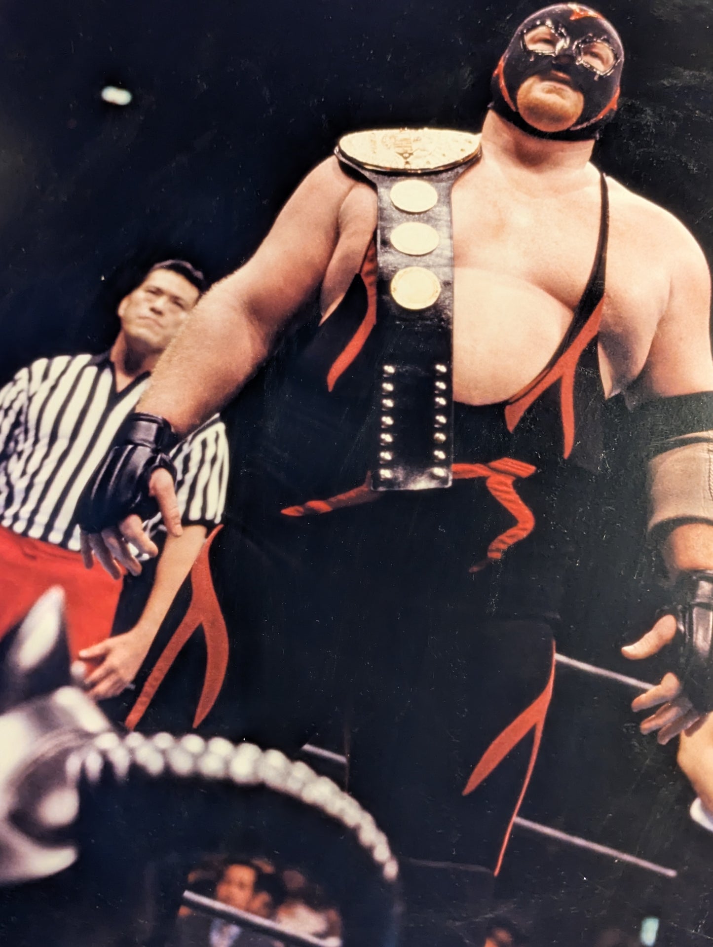 ★IWGP Heavy Champion ★ Big Van Vader Wooden Photo Panel