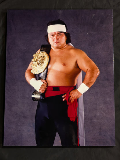 ★IWGP Heavy Champion ★ Shinya Hashimoto Wooden Photo panel