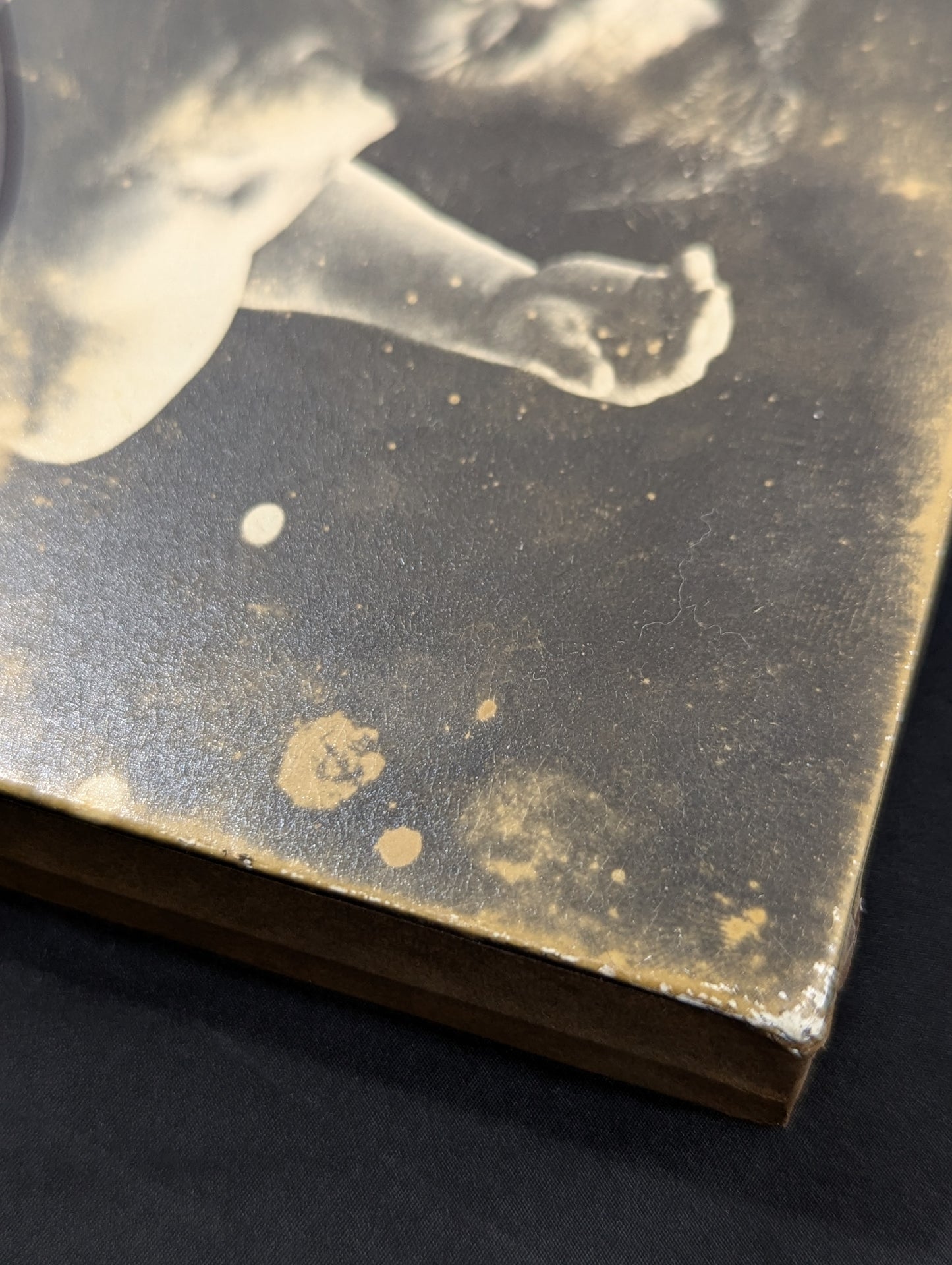 【hand signed autograph】 Antonio Inoki  Black and White Photo panel