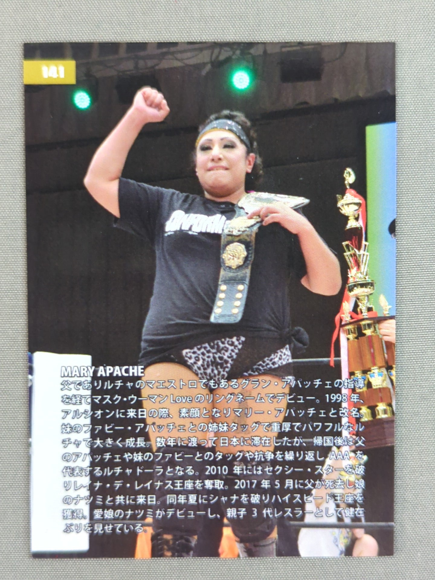 2019 STARDOM COLLECTION CARD Marie Apache(141)
