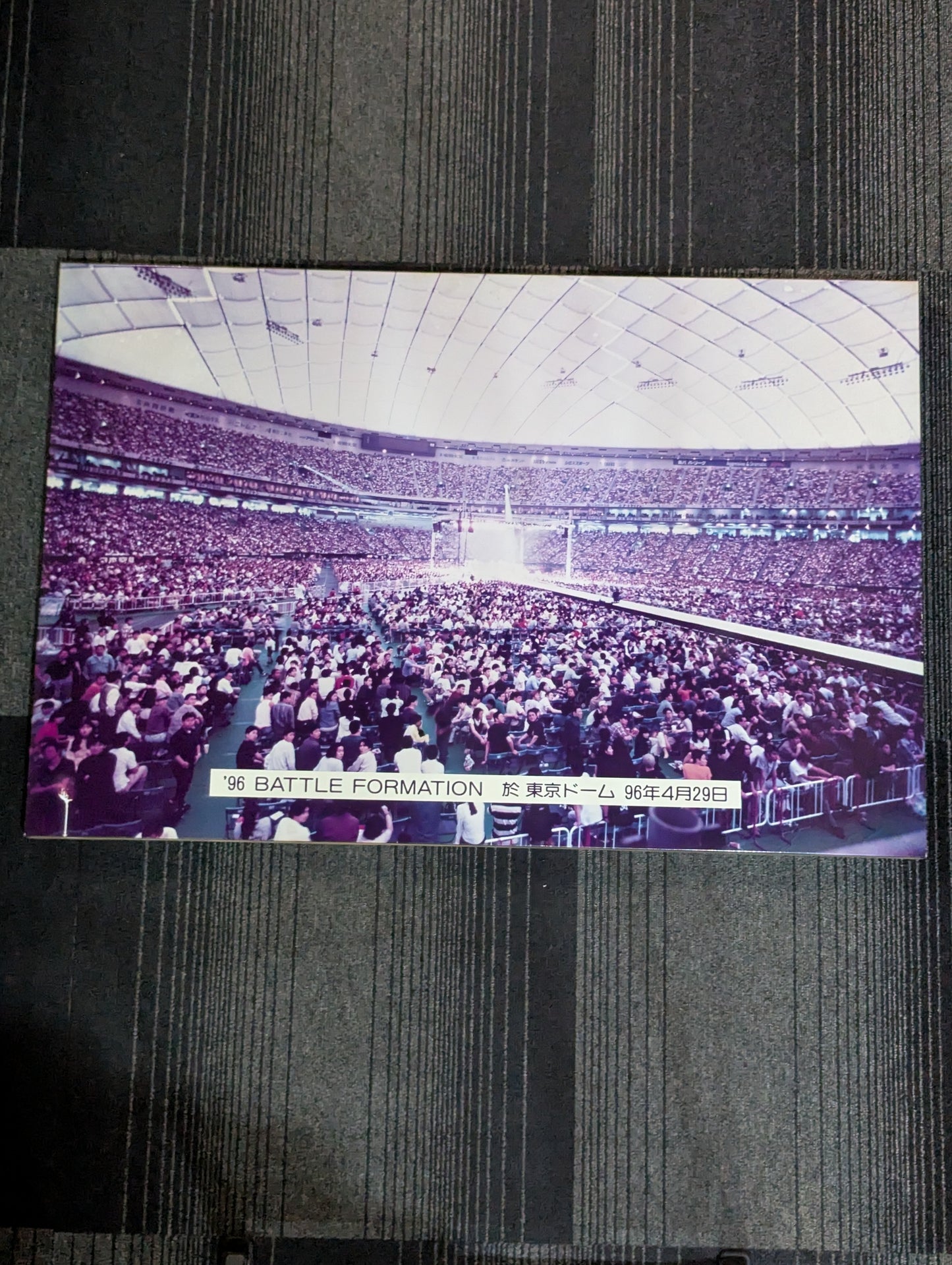 1996 BATTLE FORMATION Tokyo Dome Wooden Large Photo Panel