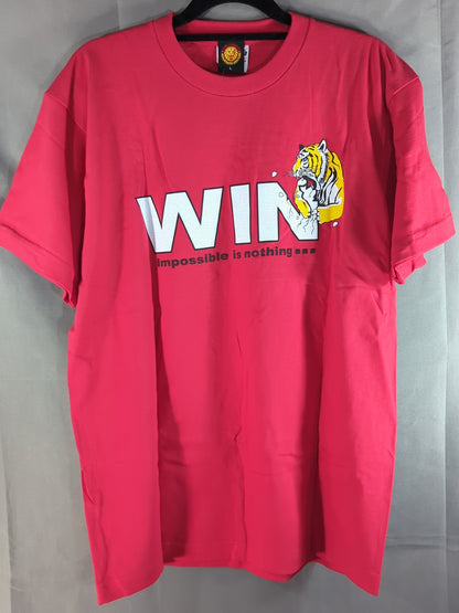 【直筆サイン入り】4代目タイガーマスク「WIN Impossible is nothing...」Tシャツ