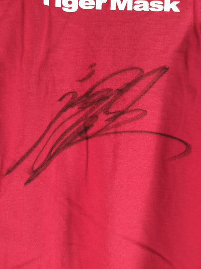 【直筆サイン入り】4代目タイガーマスク「WIN Impossible is nothing...」Tシャツ