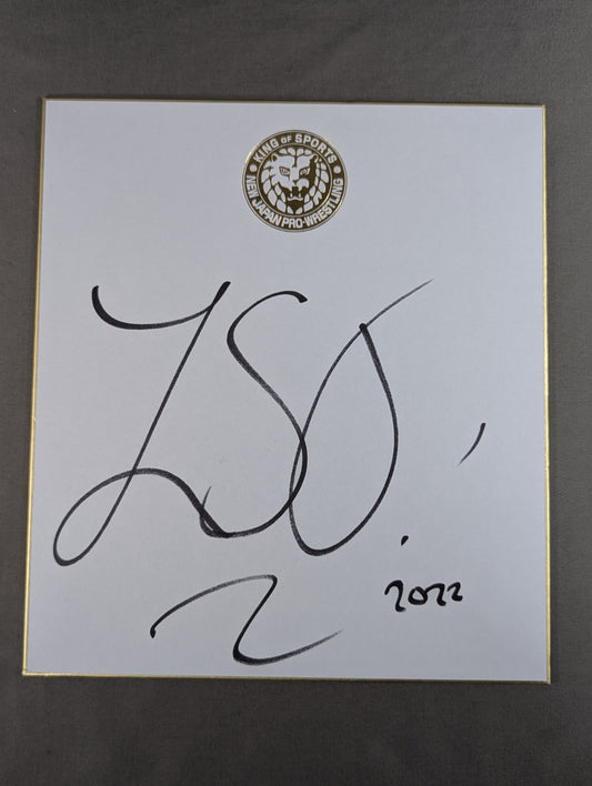 Zack Saber Jr . (Lion Mark Shikishi ( Autograph board ) )