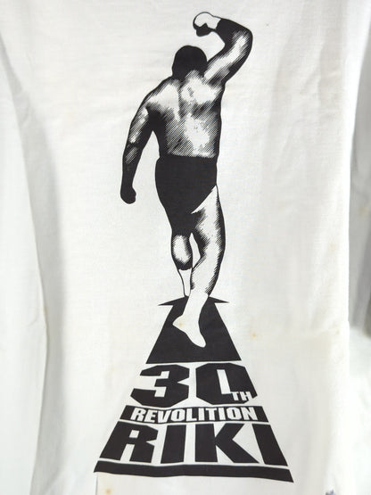 【直筆サイン入り】長州力「30TH REVOLITION RIKI(ゴルゴ」Tシャツ