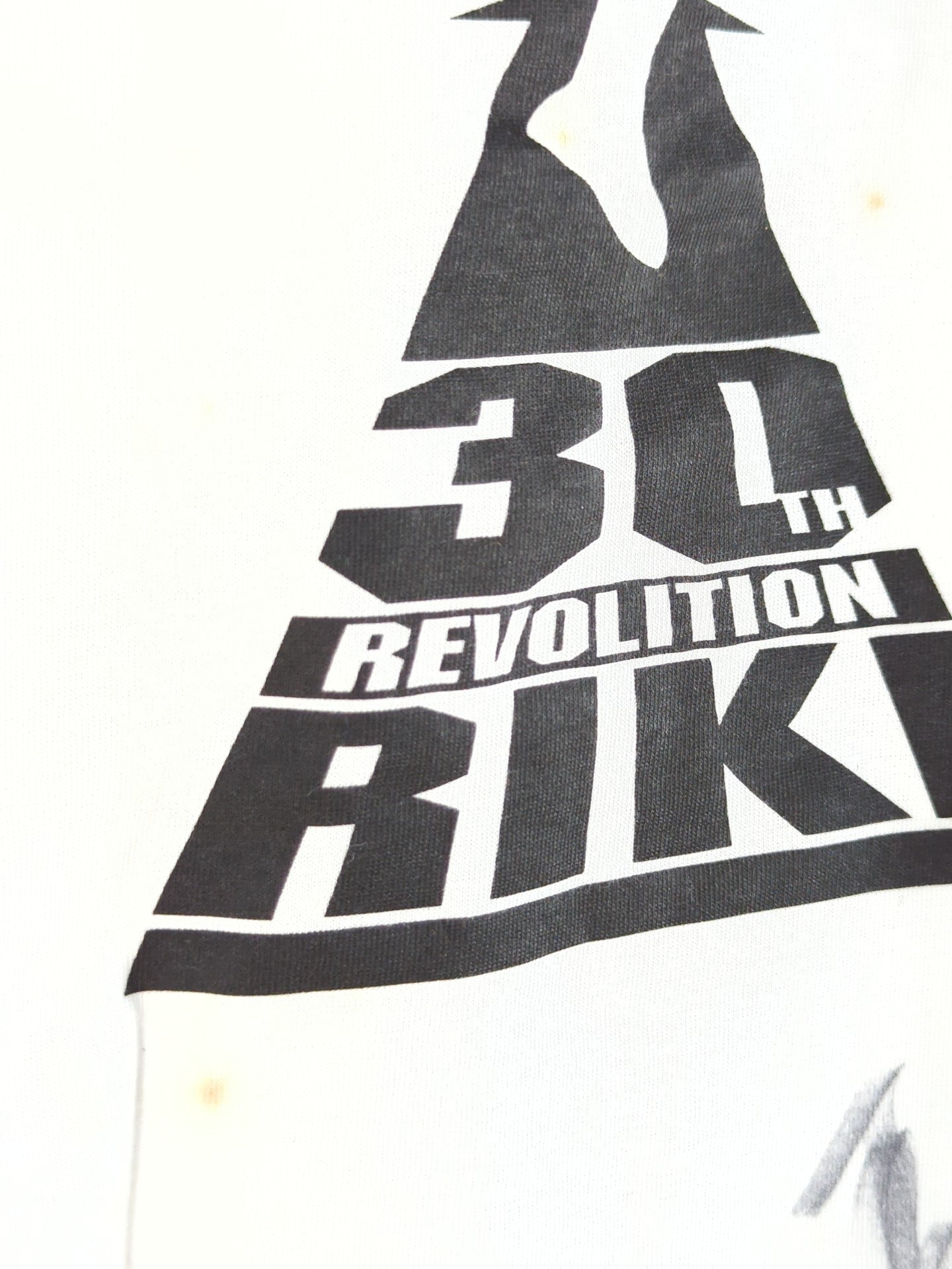 【直筆サイン入り】長州力「30TH REVOLITION RIKI(ゴルゴ」Tシャツ