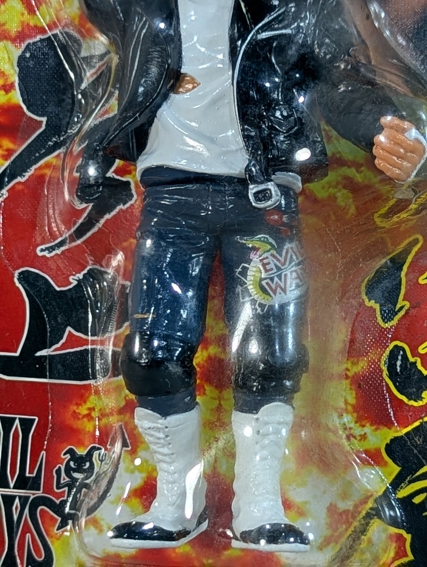 Atsushi Onita  (white shirt, leather jacket)