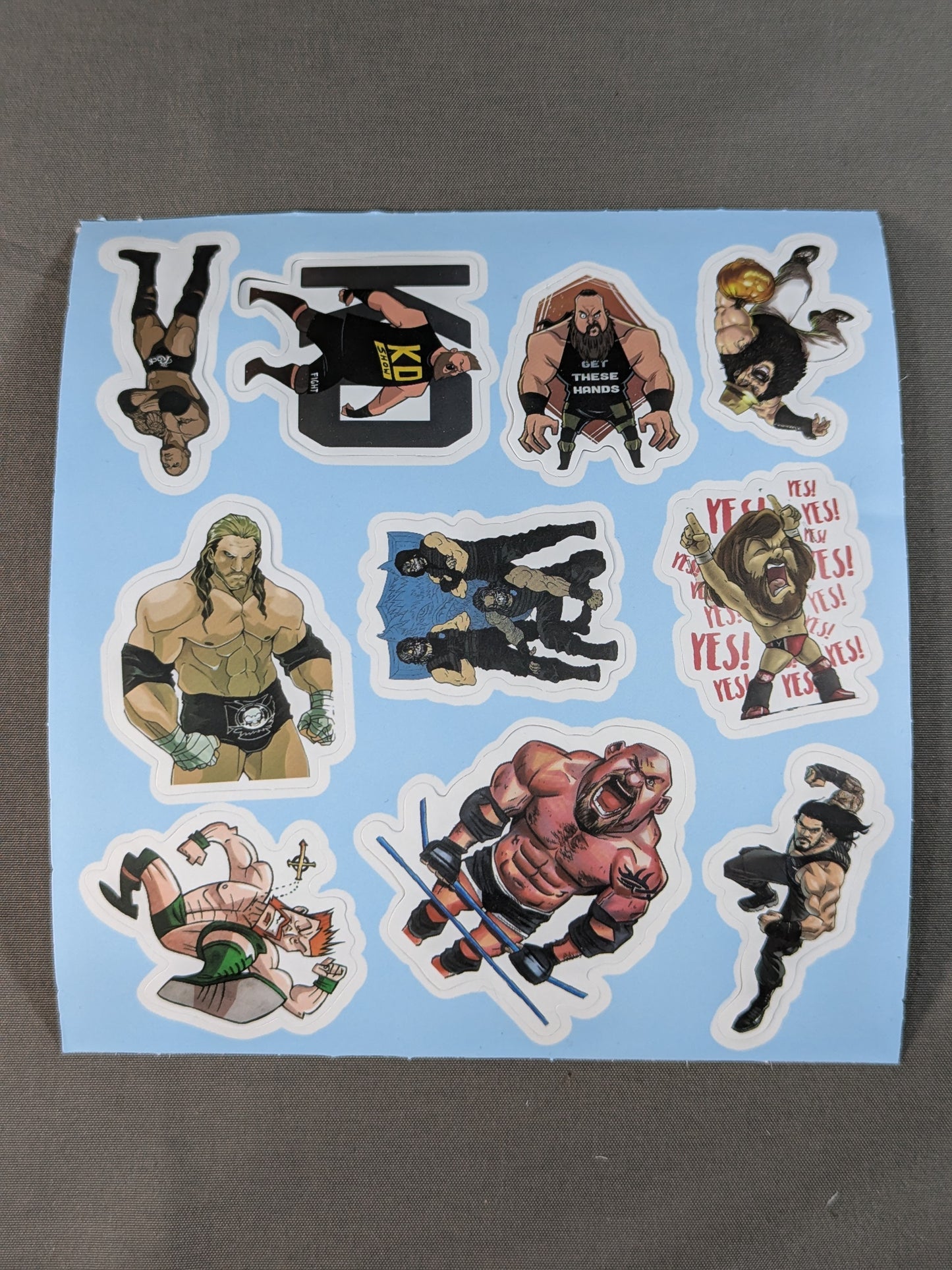 WWE イラストシール②