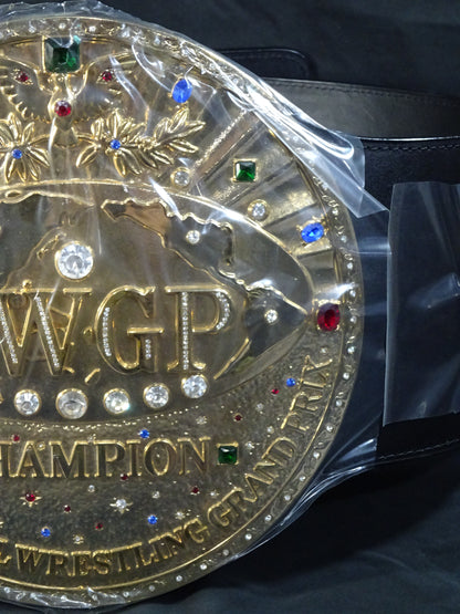 The first IWGP heavy weight championship belt