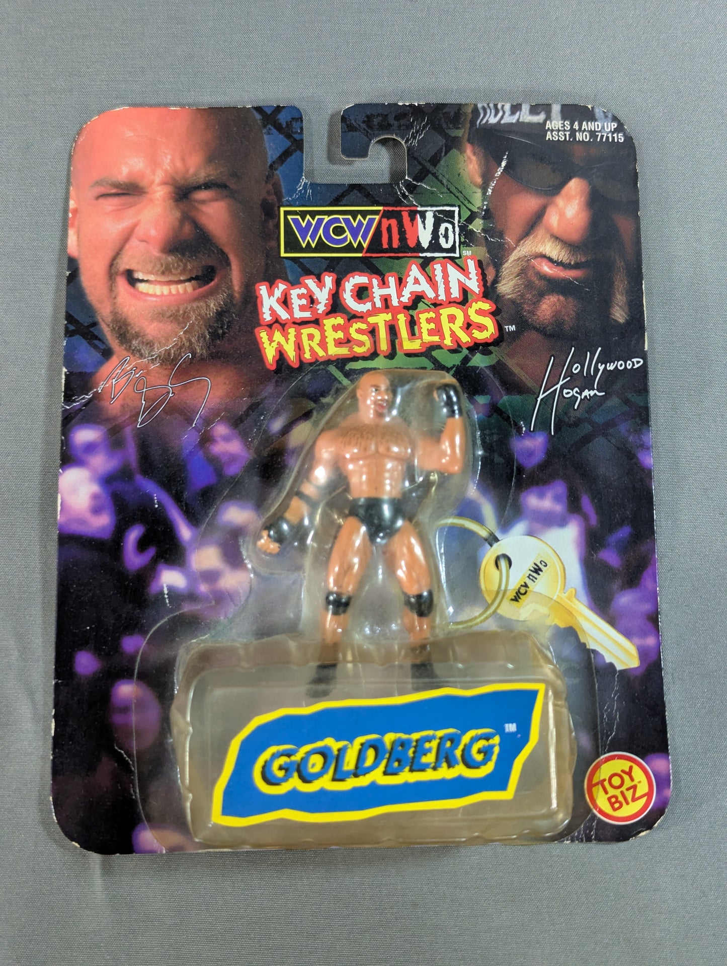 ★WCW★ ゴールドバーグ KEY CHAIN 1998 (ELECTRONIC TALKING)