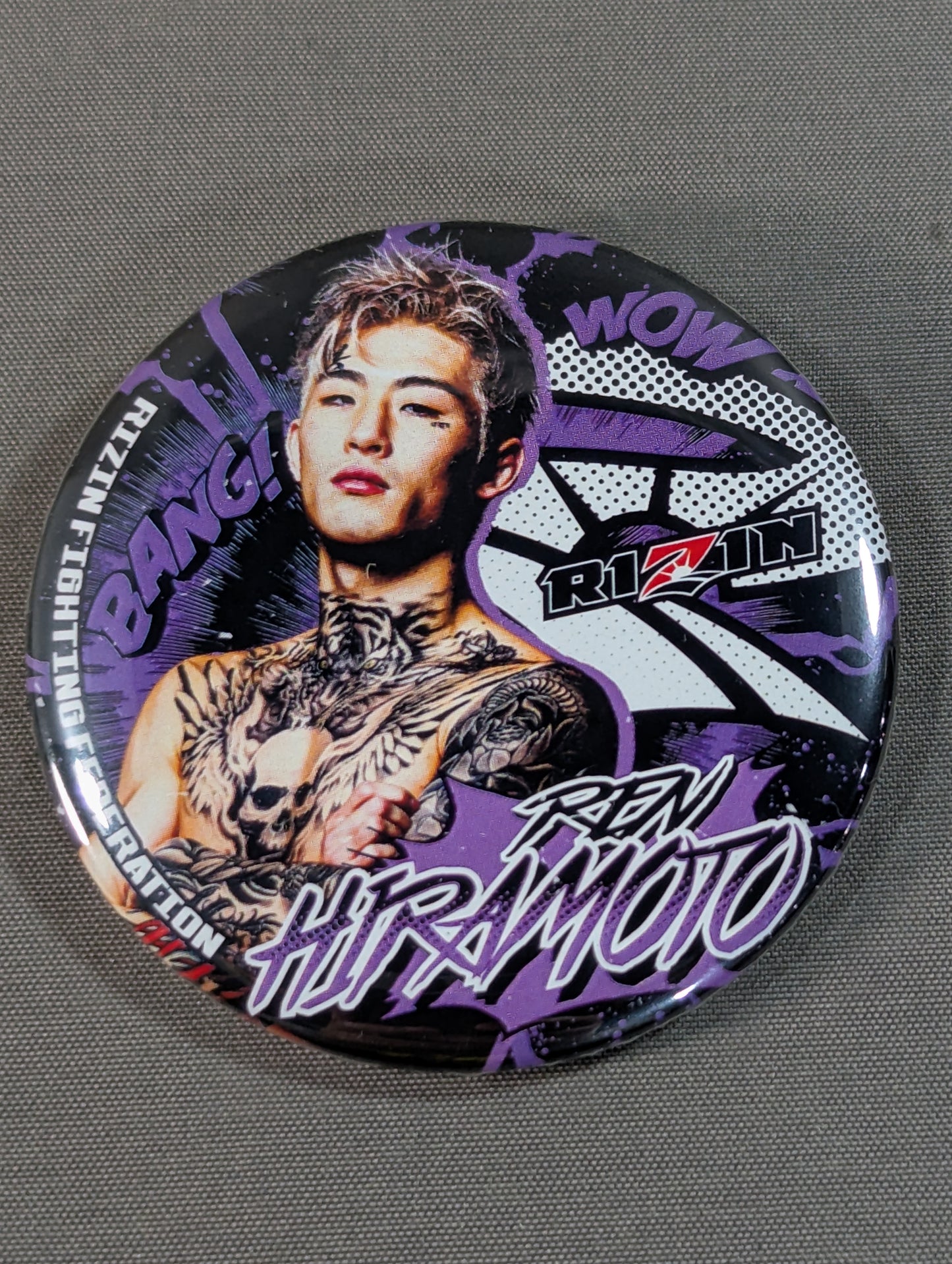 RIZIN Ren Hiramoto PinBack button