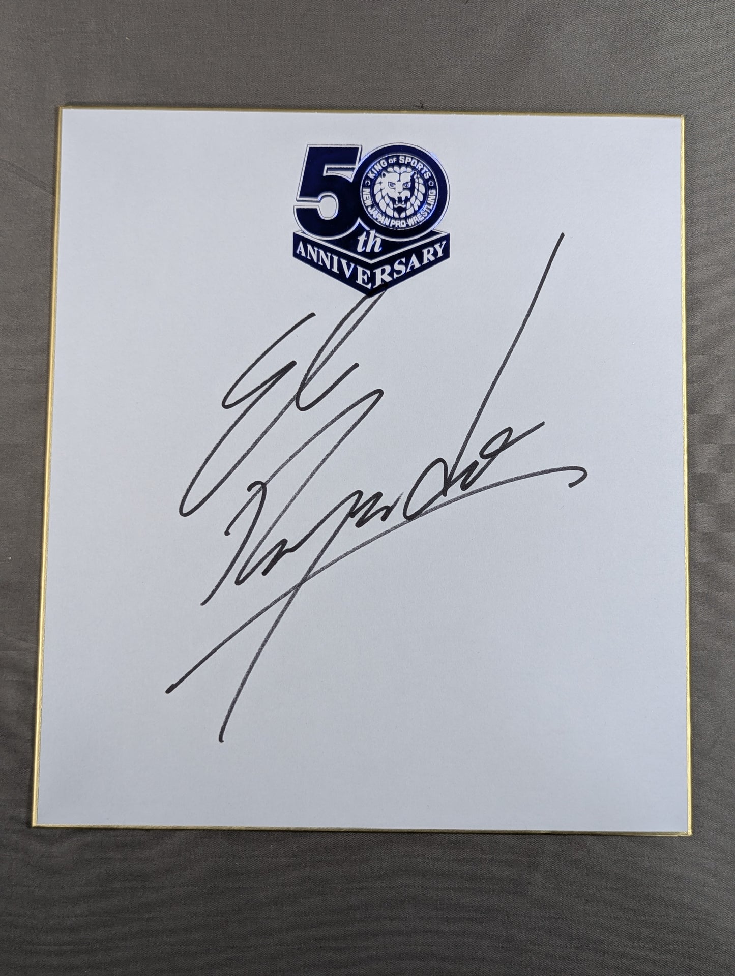 エル・デスペラード(新日本プロレス50周年記念色紙)