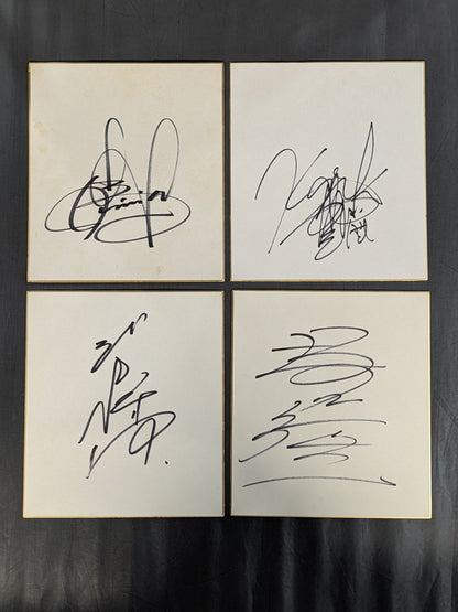 国内プロレスラー サイン色紙セット⑨