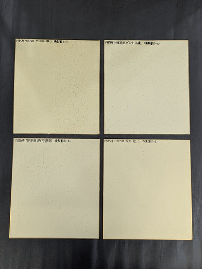 国内プロレスラー サイン色紙セット⑨